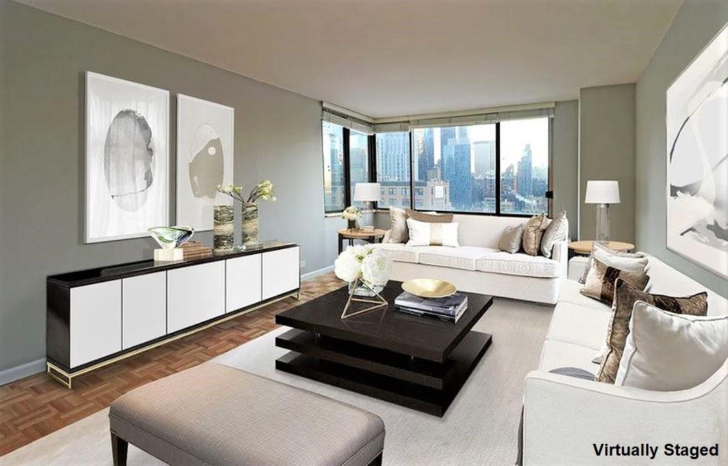 350 West 50th Street 17C, Hells Kitchen, Midtown West, NYC - 1 Bedrooms  
1 Bathrooms  
3 Rooms - 