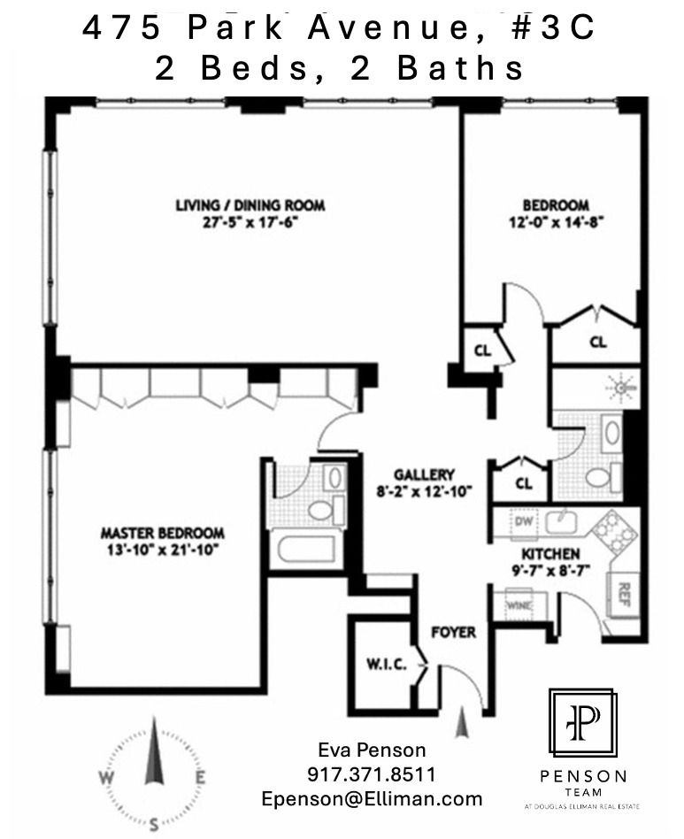 Floorplan for 475 Park Avenue, 3C