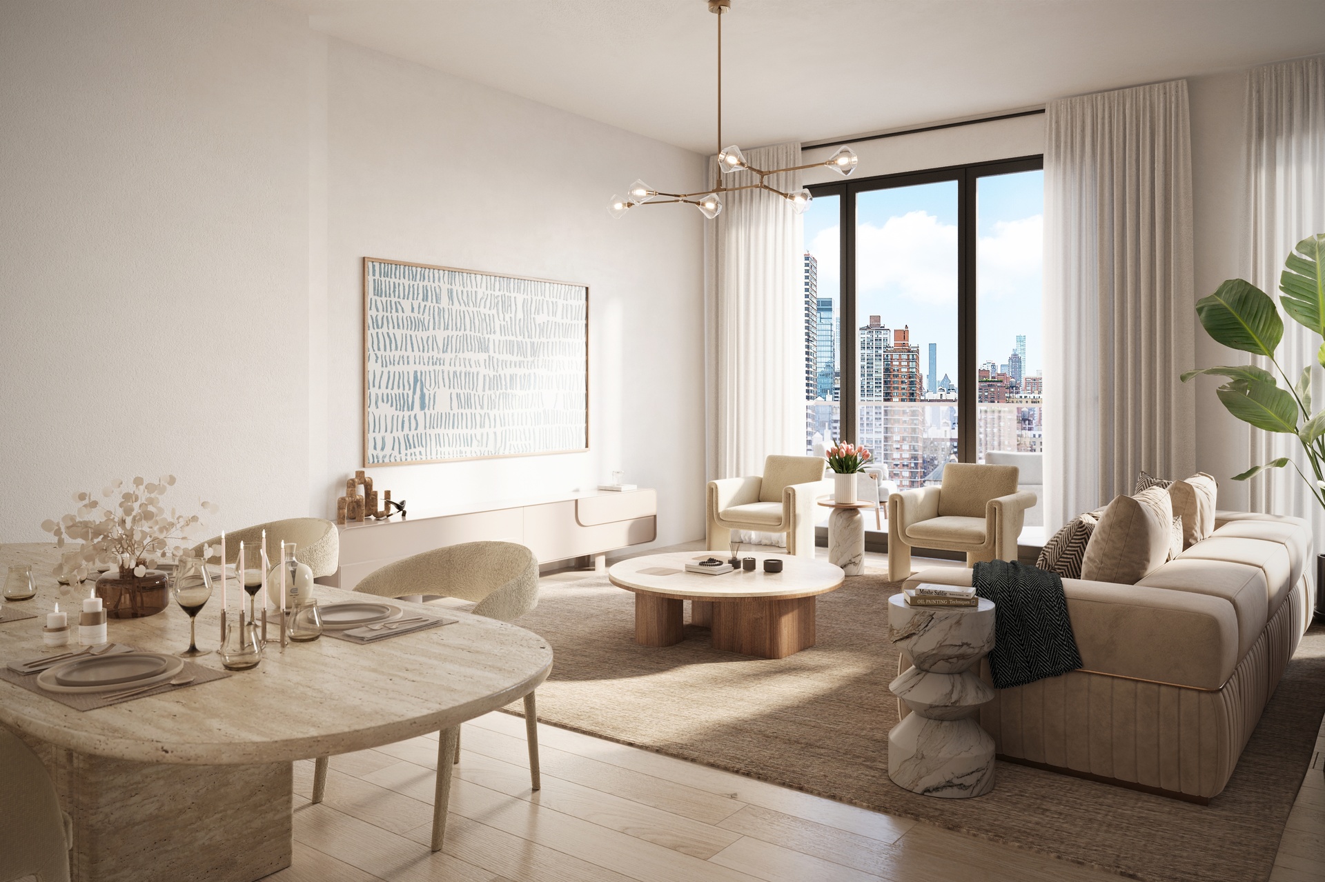 165 Lexington Avenue 10-B, Kips Bay, Midtown East, NYC - 2 Bedrooms  
2 Bathrooms  
5 Rooms - 