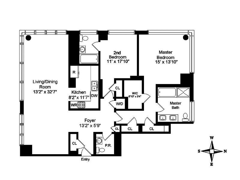 Floorplan for 250 East 53rd Street, 2901