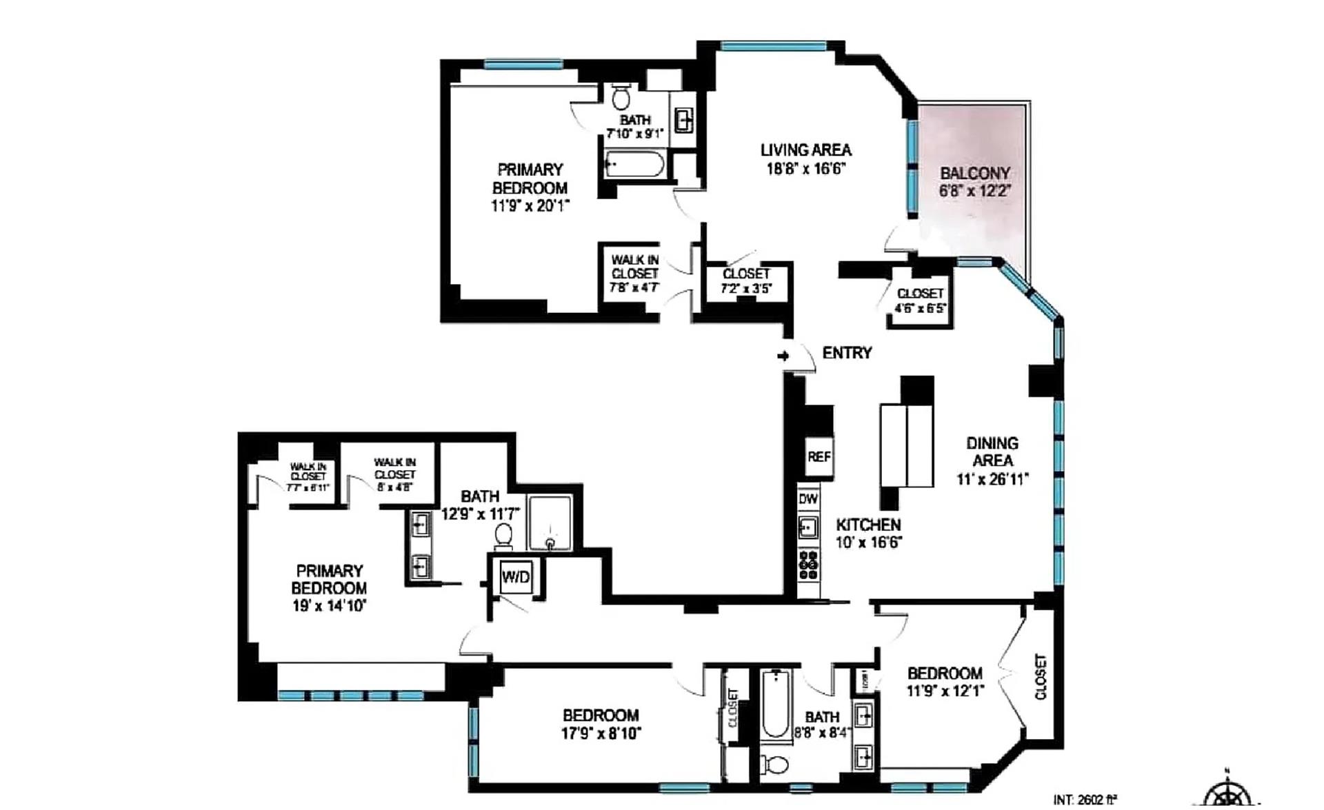 Floorplan for 120 East 90th Street, 15ADE