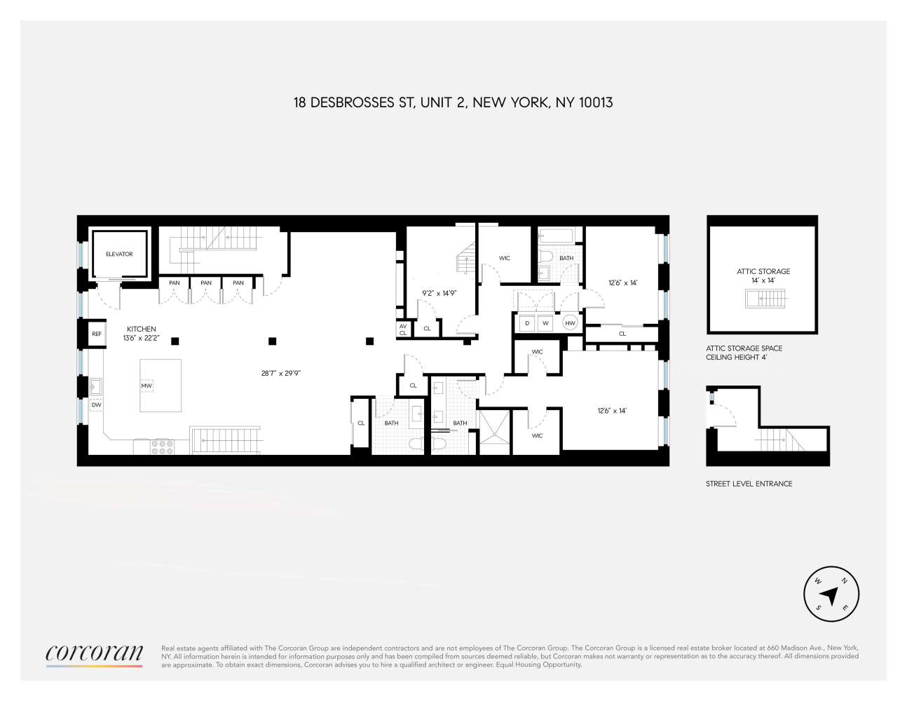 Floorplan for 18 Desbrosses Street, 2