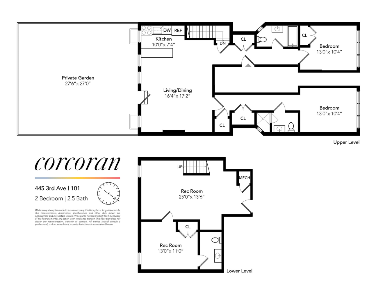 Floorplan for 445 3rd Avenue, 101