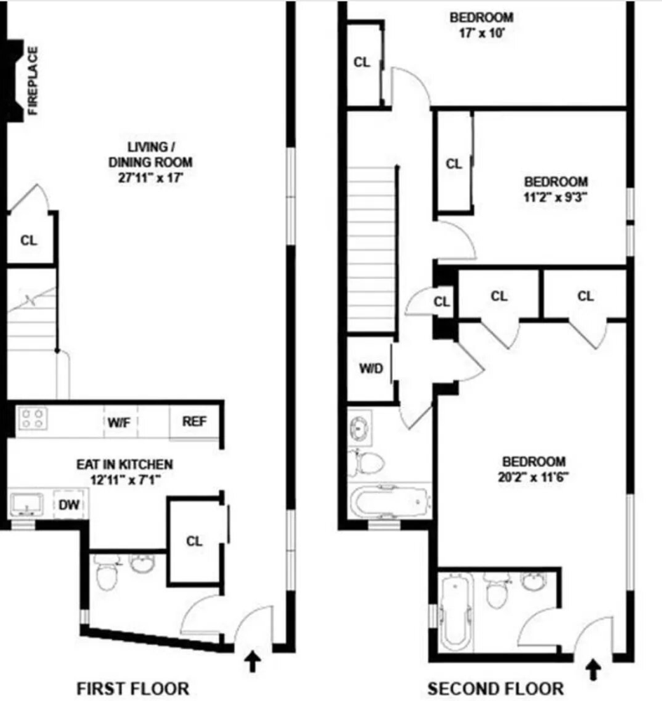 Floorplan for 66 Jane Street, 2