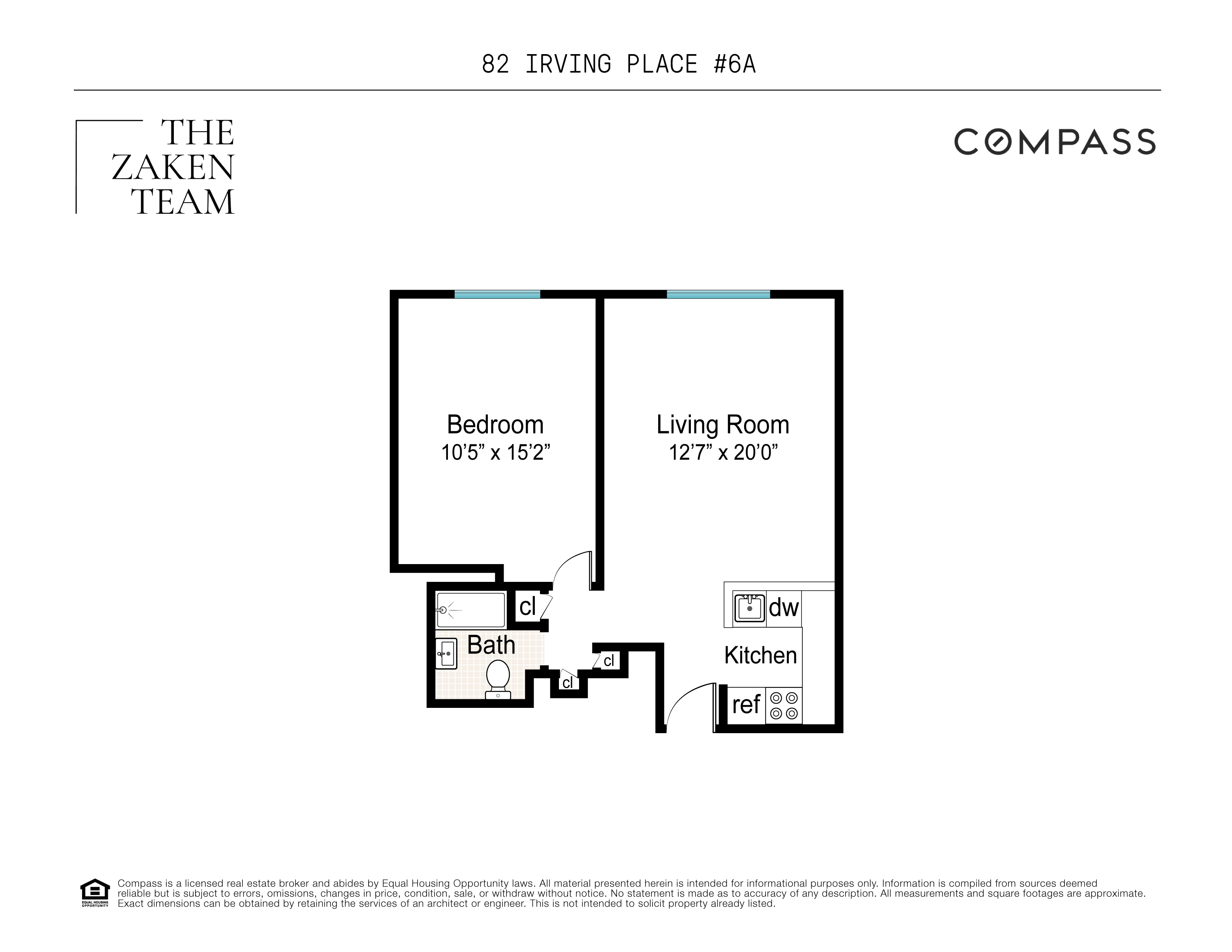 Floorplan for 82 Irving Place, 6A