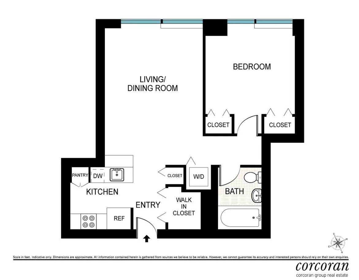 Floorplan for 415 Main Street, PH1E