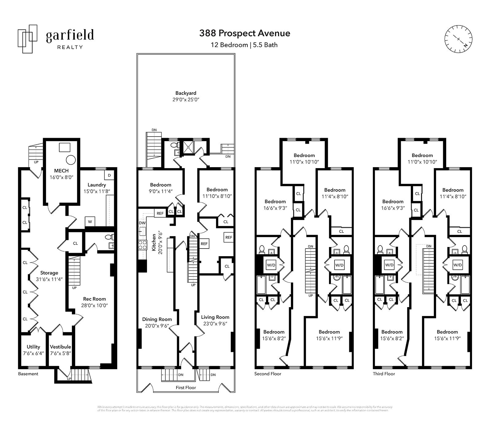 Floorplan for 388 Prospect Avenue