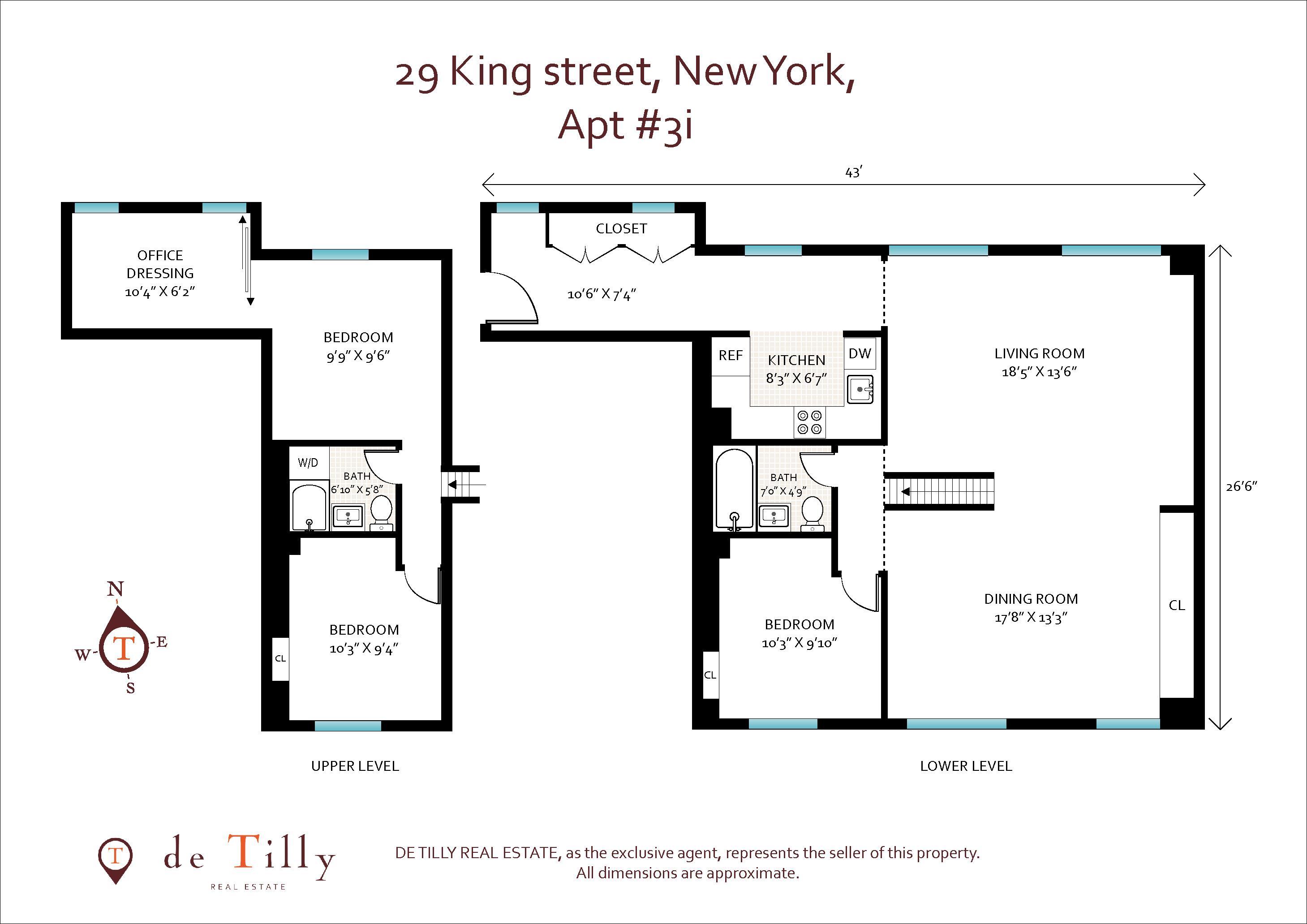 Floorplan for 29 King Street, 3-I