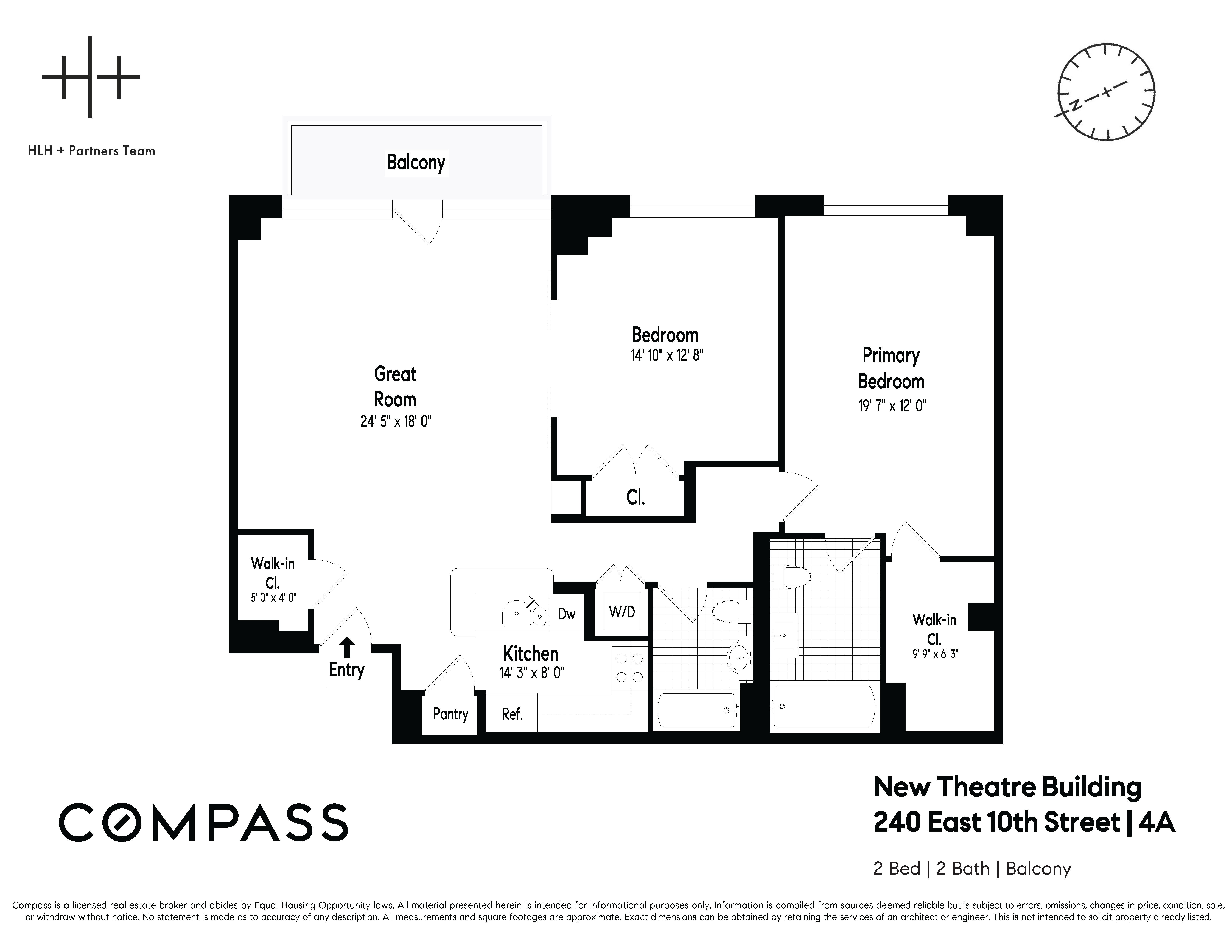 Floorplan for 240 East 10th Street, 4A