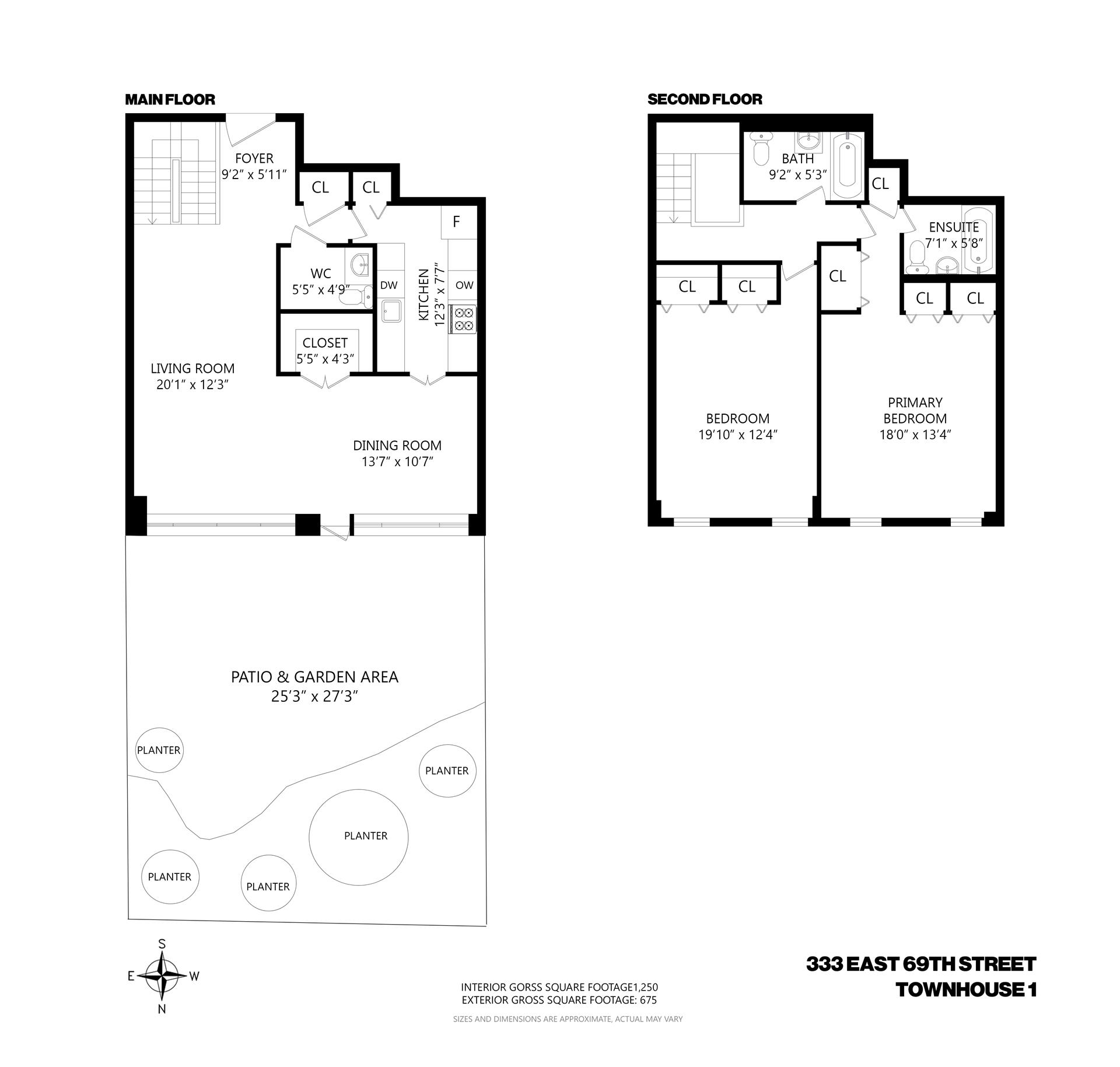 Floorplan for 333 East 69th Street, TH1