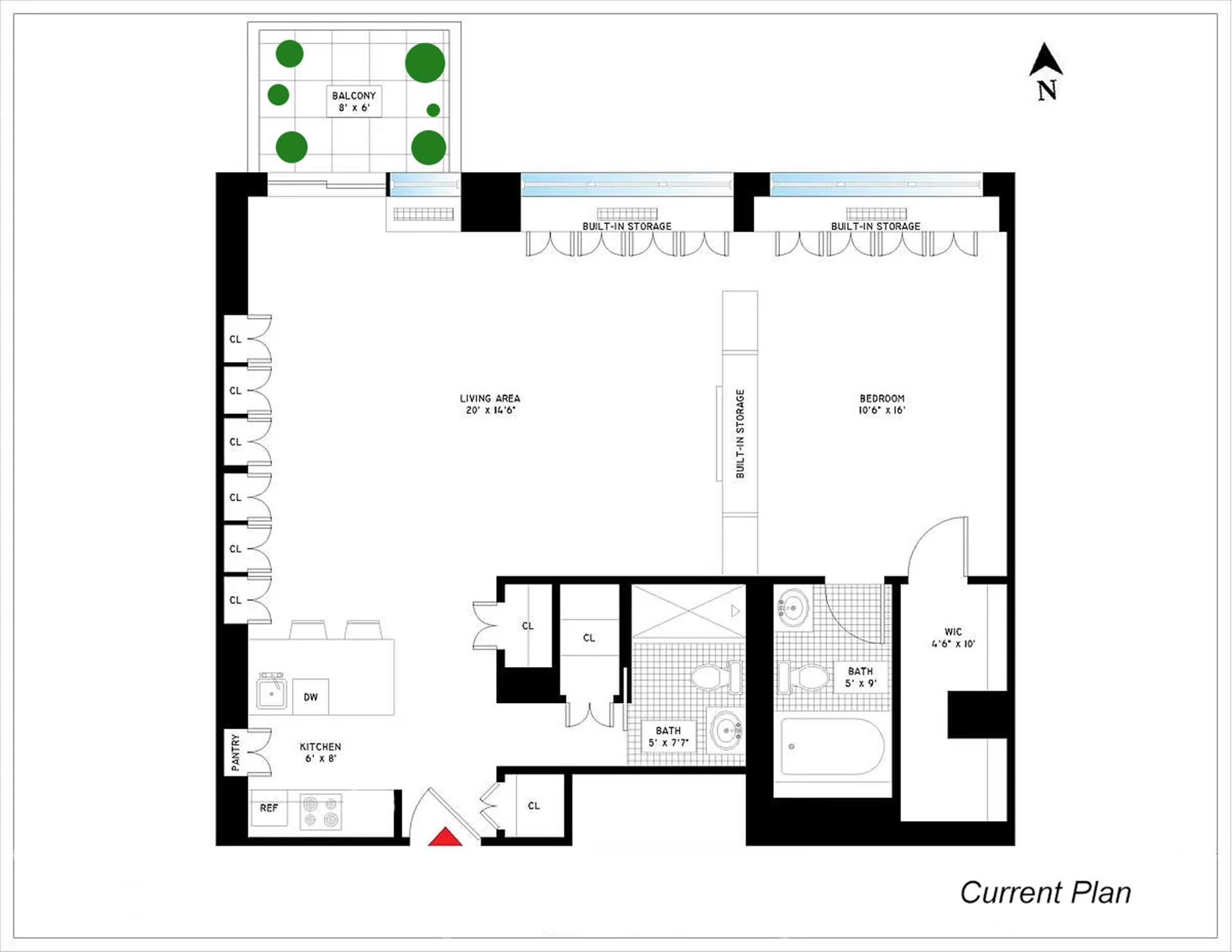 Floorplan for 5 East 22nd Street, 25M