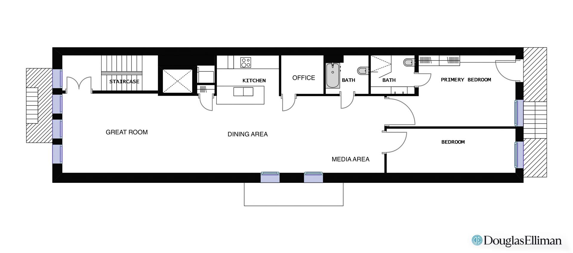 Floorplan for 64 Grand Street, LOFT5