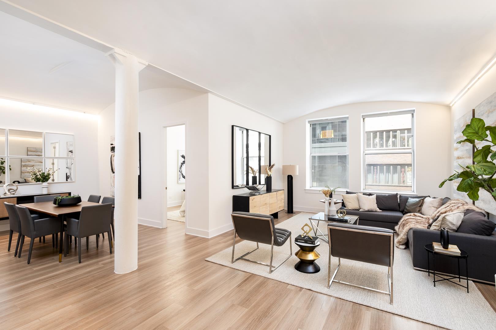 130 Fulton Street 3-A, Lower Manhattan, Downtown, NYC - 2 Bedrooms  
1 Bathrooms  
5 Rooms - 