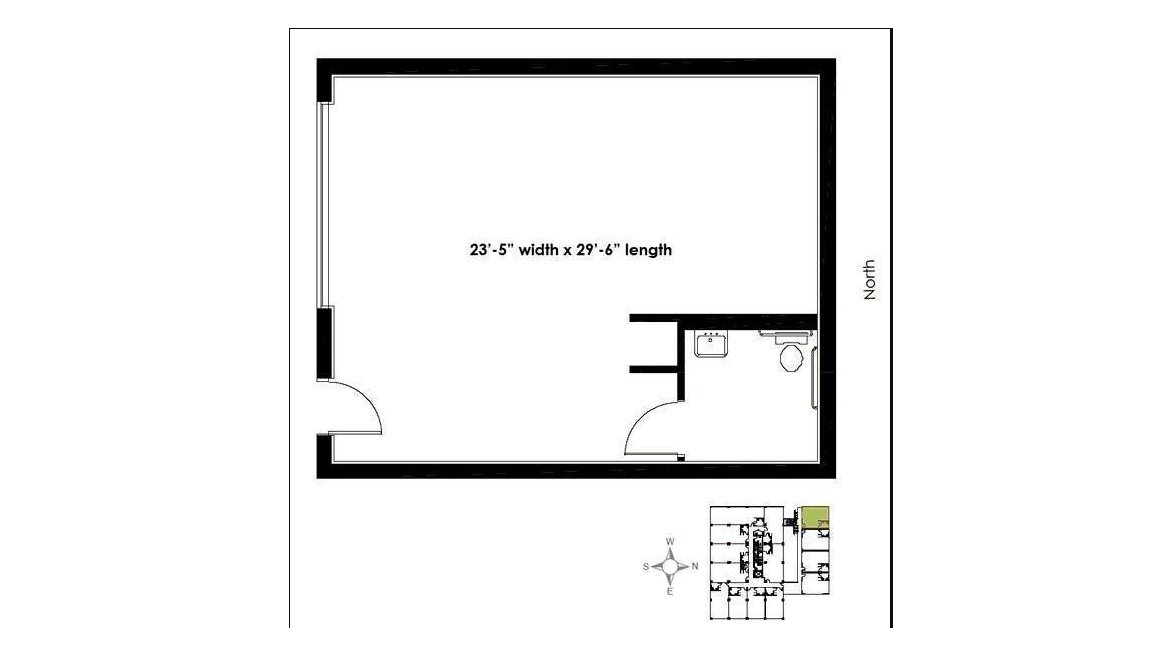 Floorplan for 231 Norman Avenue, 214