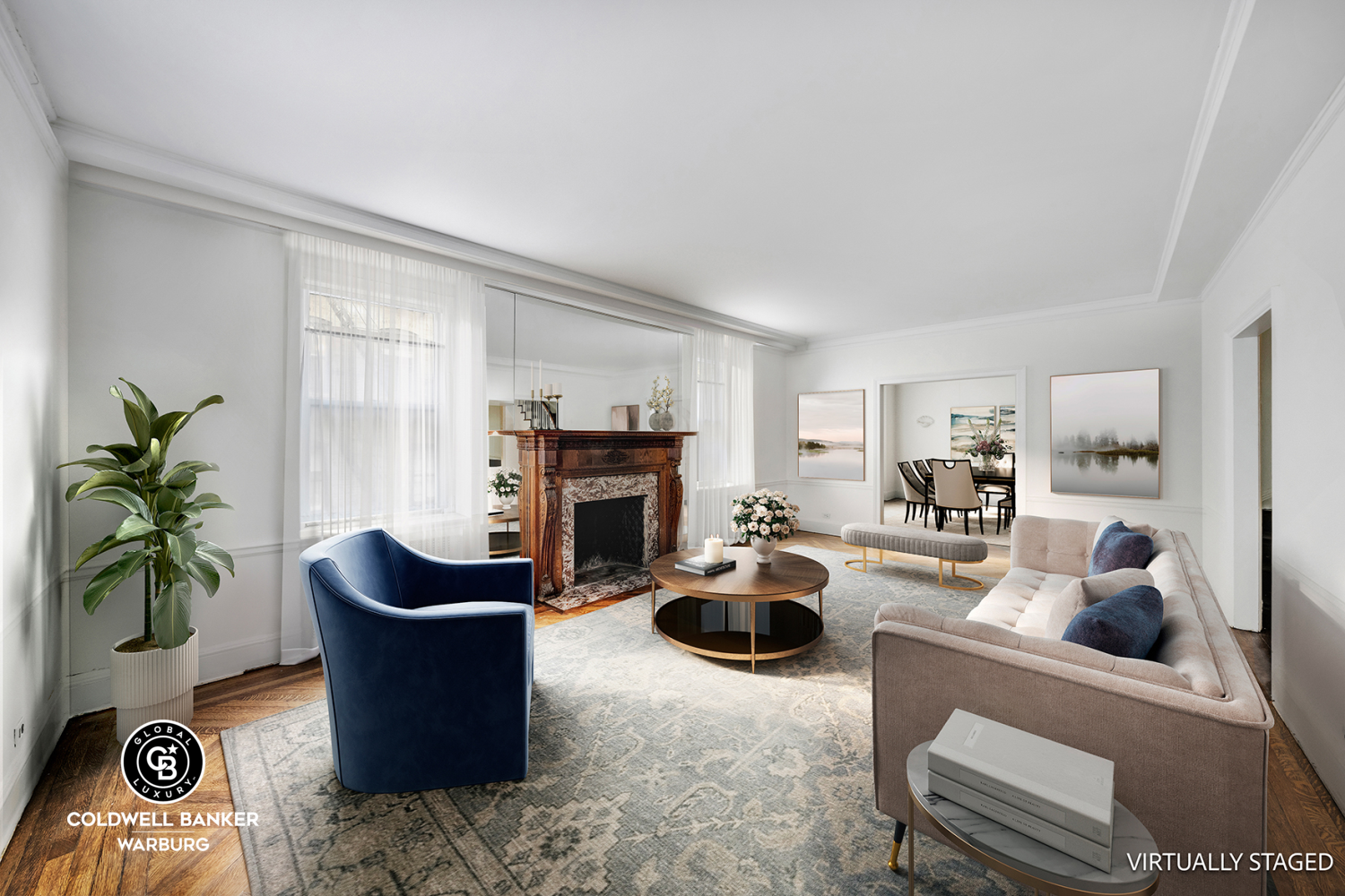 1165 5th Avenue 2/3D, Carnegie Hill, Upper East Side, NYC - 4 Bedrooms  
3 Bathrooms  
8 Rooms - 