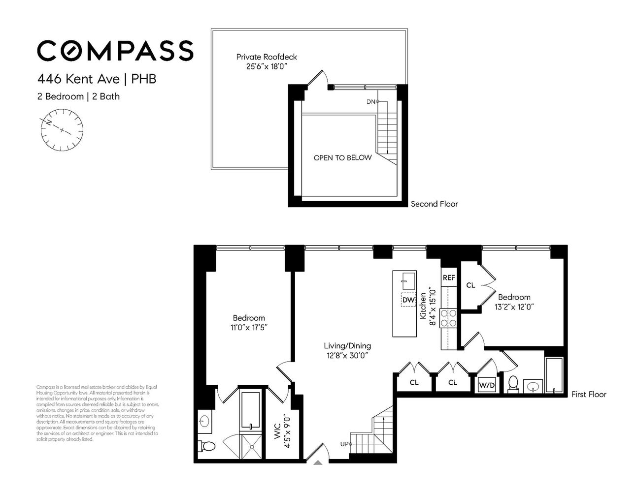 Floorplan for 446 Kent Avenue, PHB