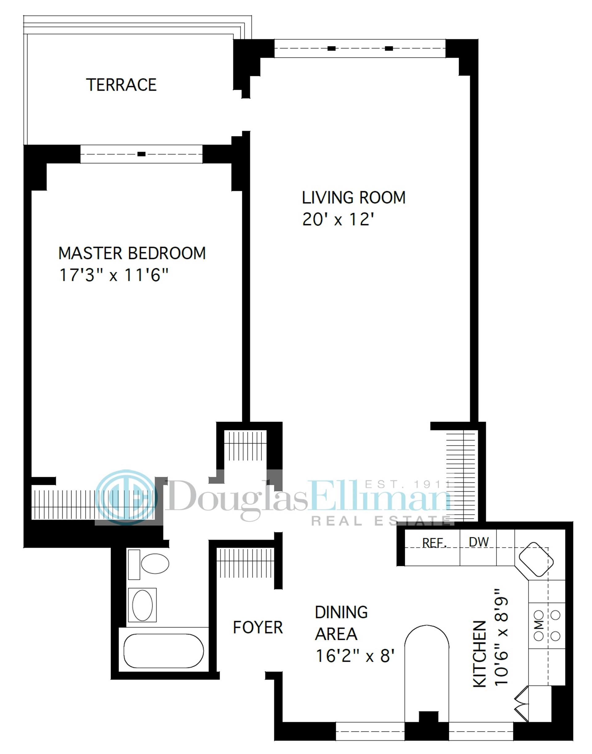 Floorplan for 5700 Arlington Avenue, 4K