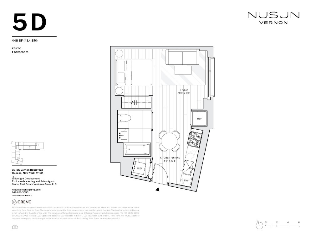 Floorplan for 30-55 Vernon Boulevard, 5D