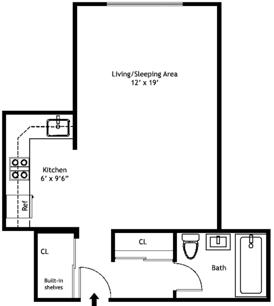 Floorplan for 130 Hicks Street, 6C