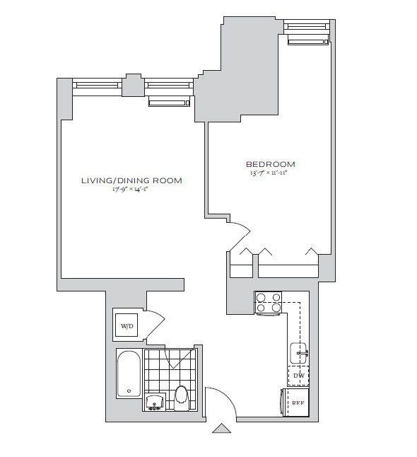 Floorplan for 70 Pine Street, 2504