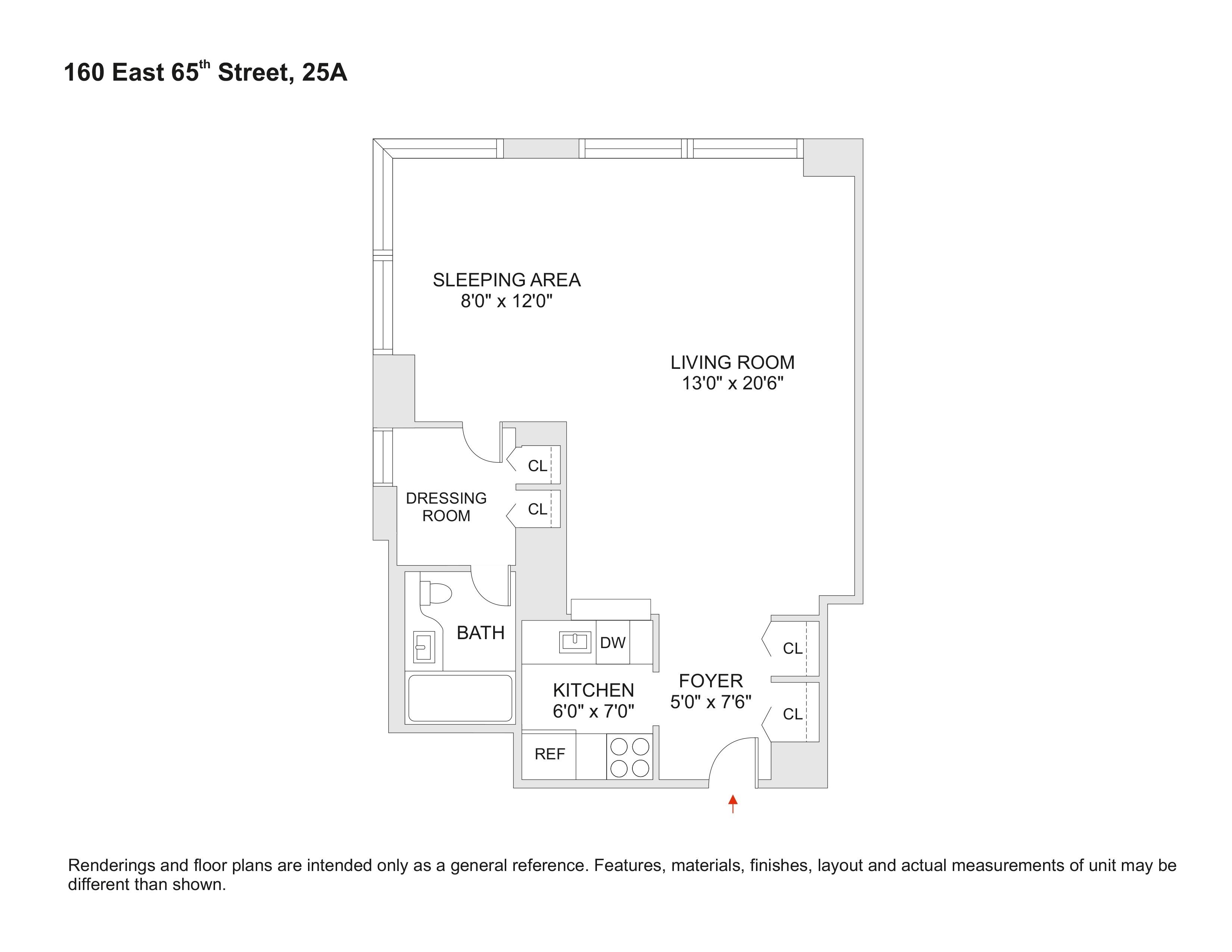 Floorplan for 160 East 65th Street, 25-A