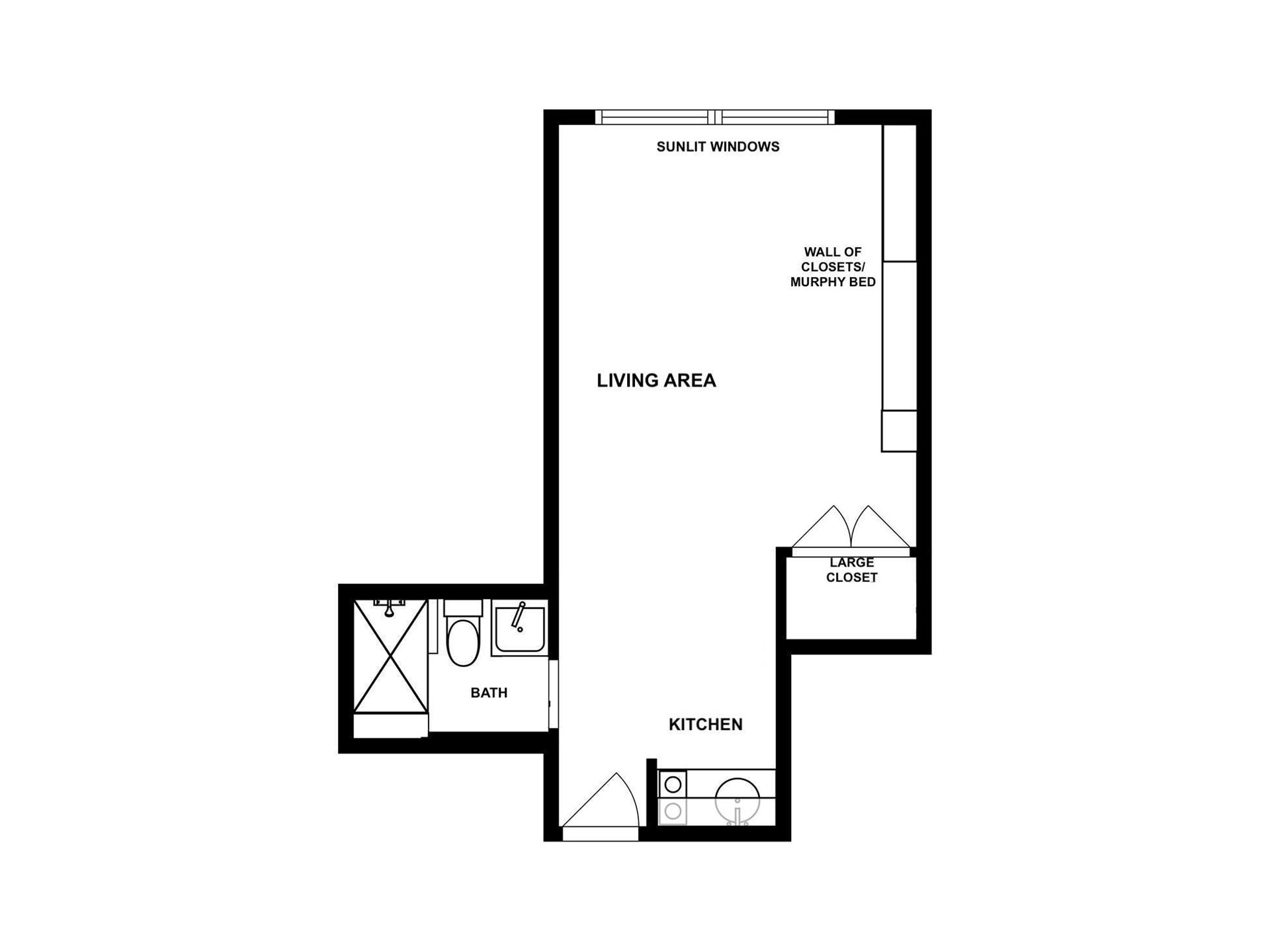 Floorplan for 230 Central Park, 14I