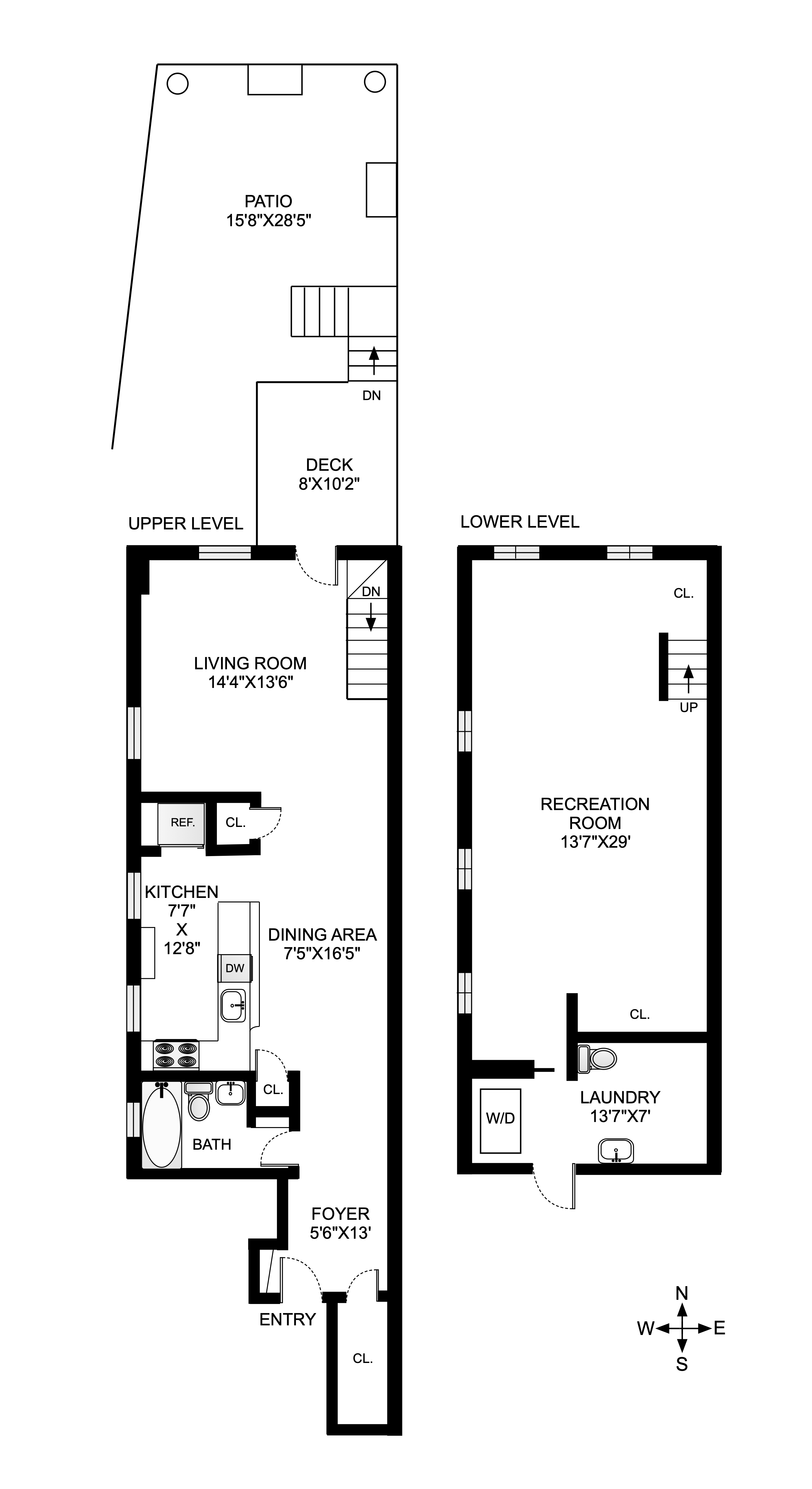 Floorplan for 491 Park Place, 1R