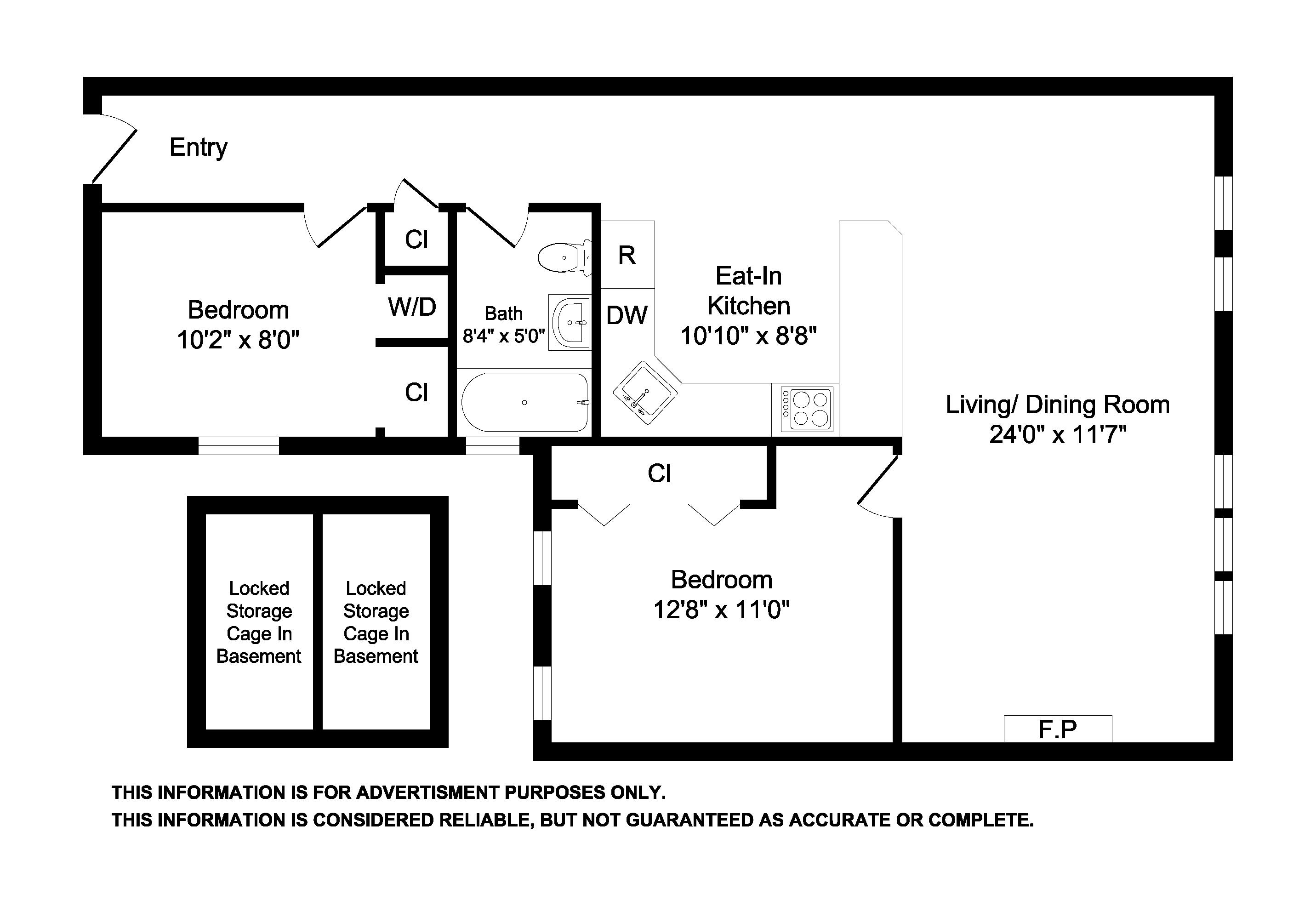 Floorplan for 7115 3rd Avenue, 3-C