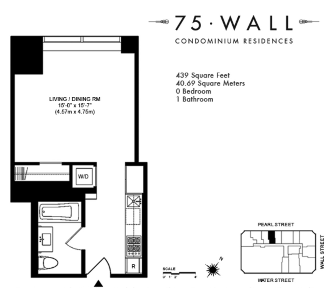 Floorplan for 75 Wall Street, 30I