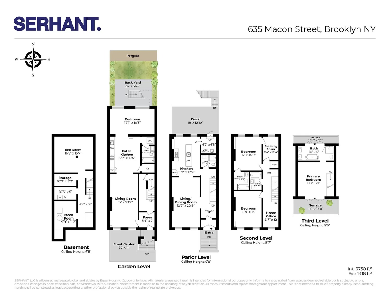 Floorplan for 635 Macon Street