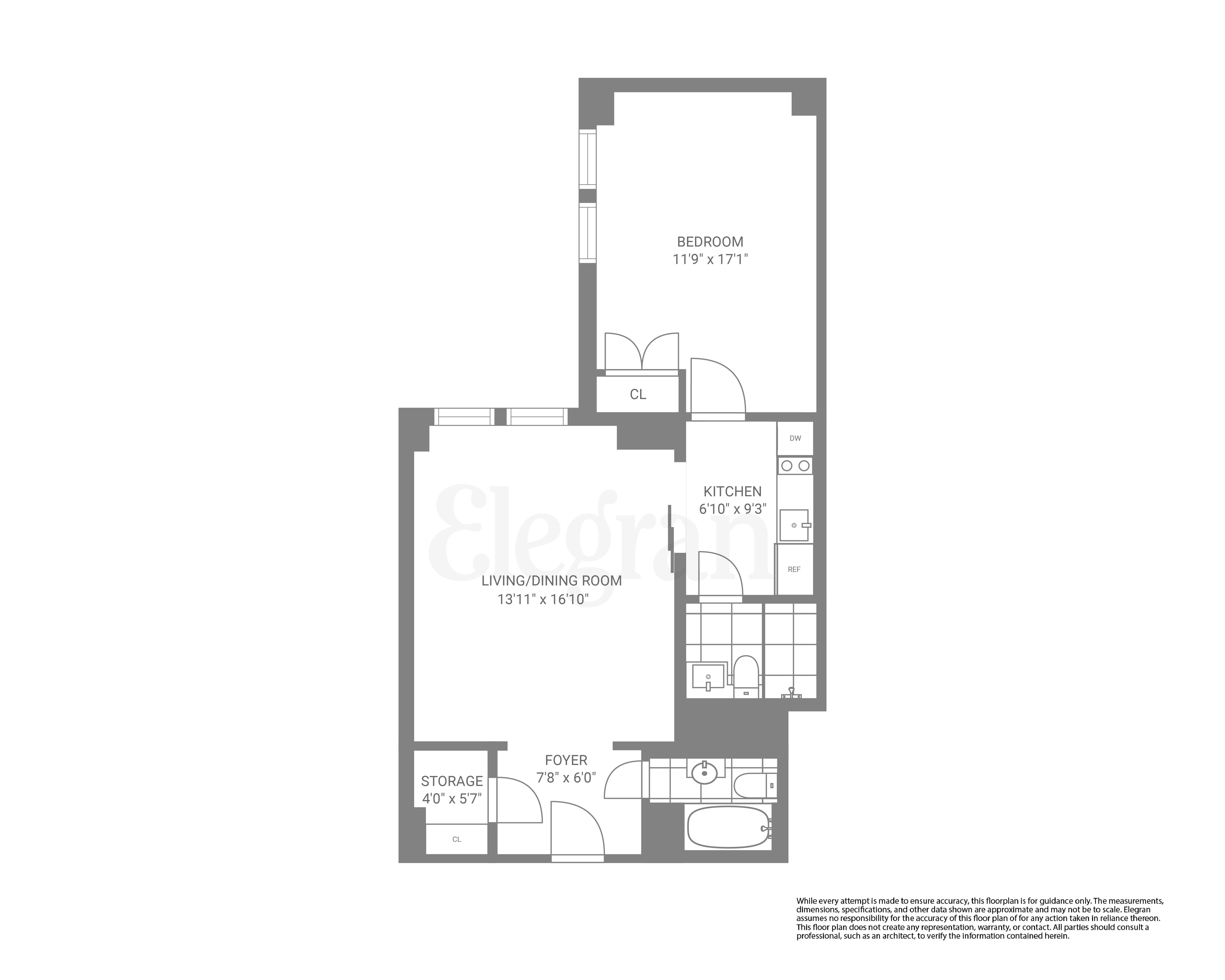 Floorplan for 160 Central Park, 720