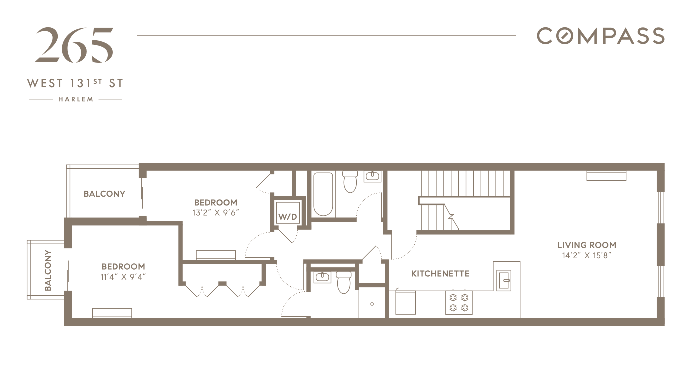 Floorplan for 265 West 131st Street, 4