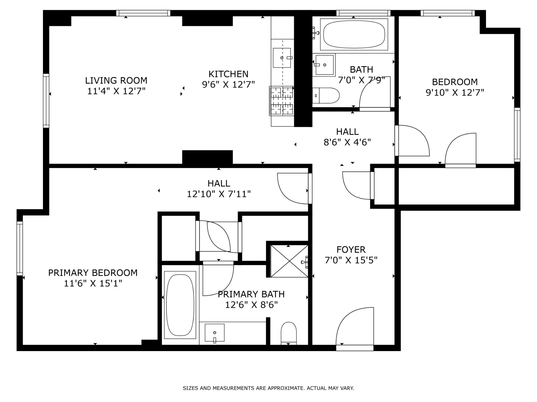 Floorplan for 20 Pine Street, 2907