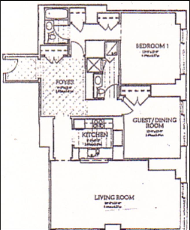 Floorplan for 10 Little West Street, 18-E