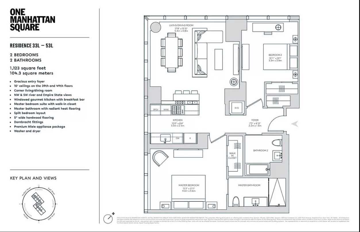 Floorplan for 252 South Street, 49-L