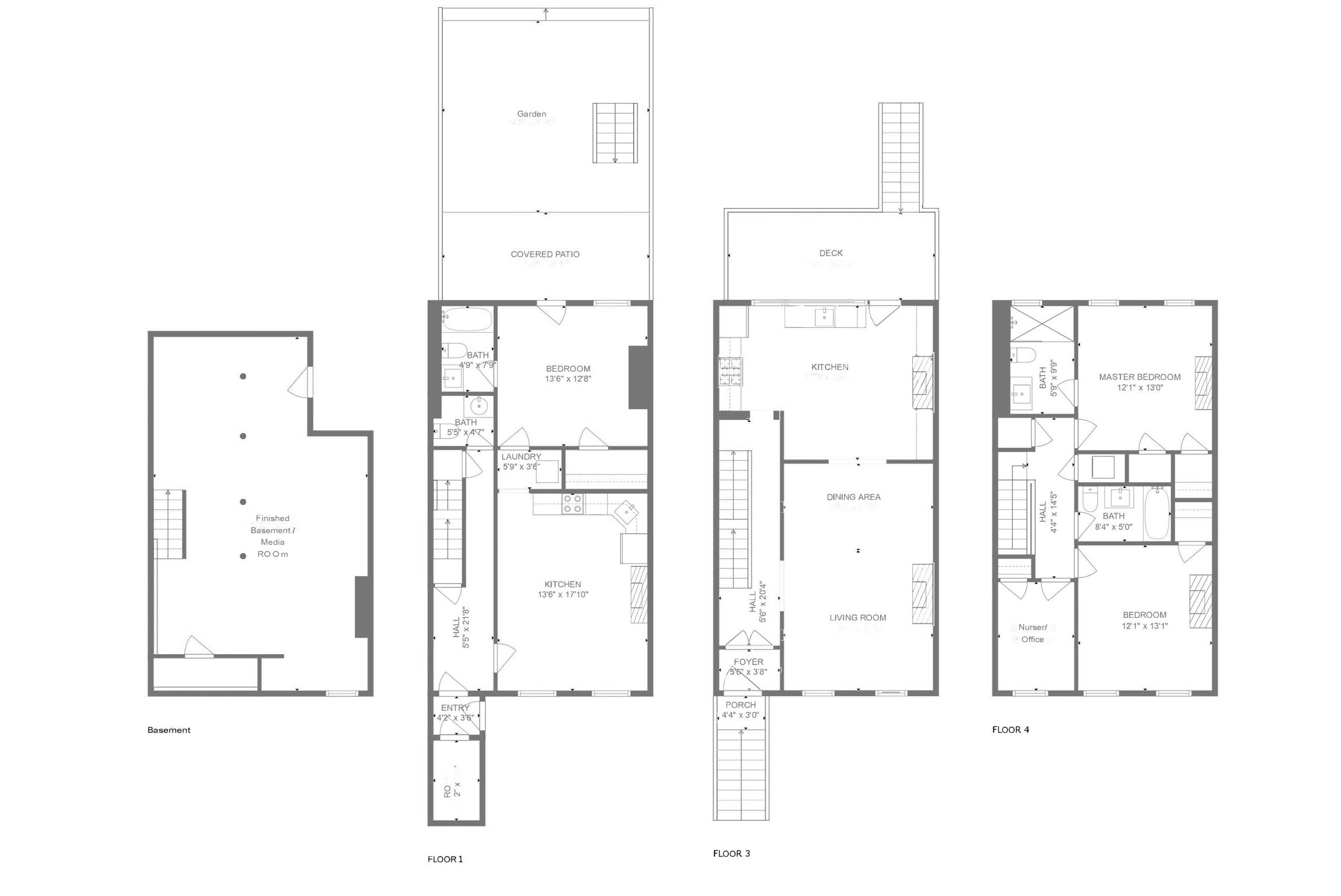 Floorplan for 229 Stuyvesant Avenue