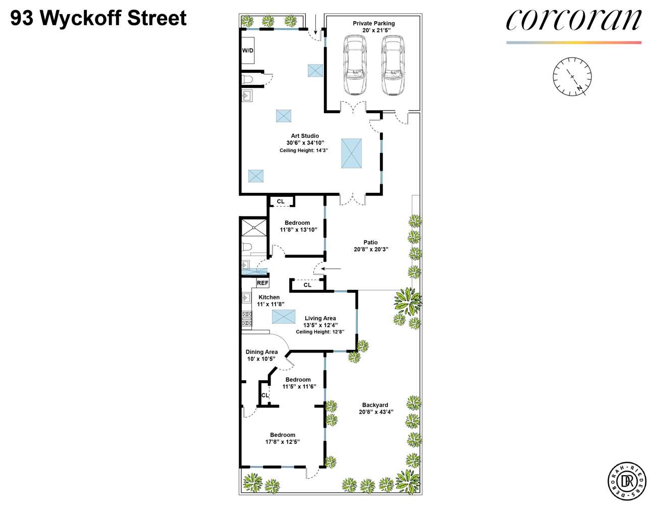 Floorplan for 93 Wyckoff Street