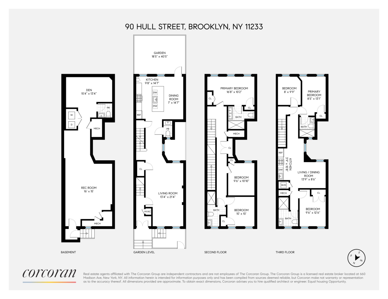 Floorplan for 90 Hull Street