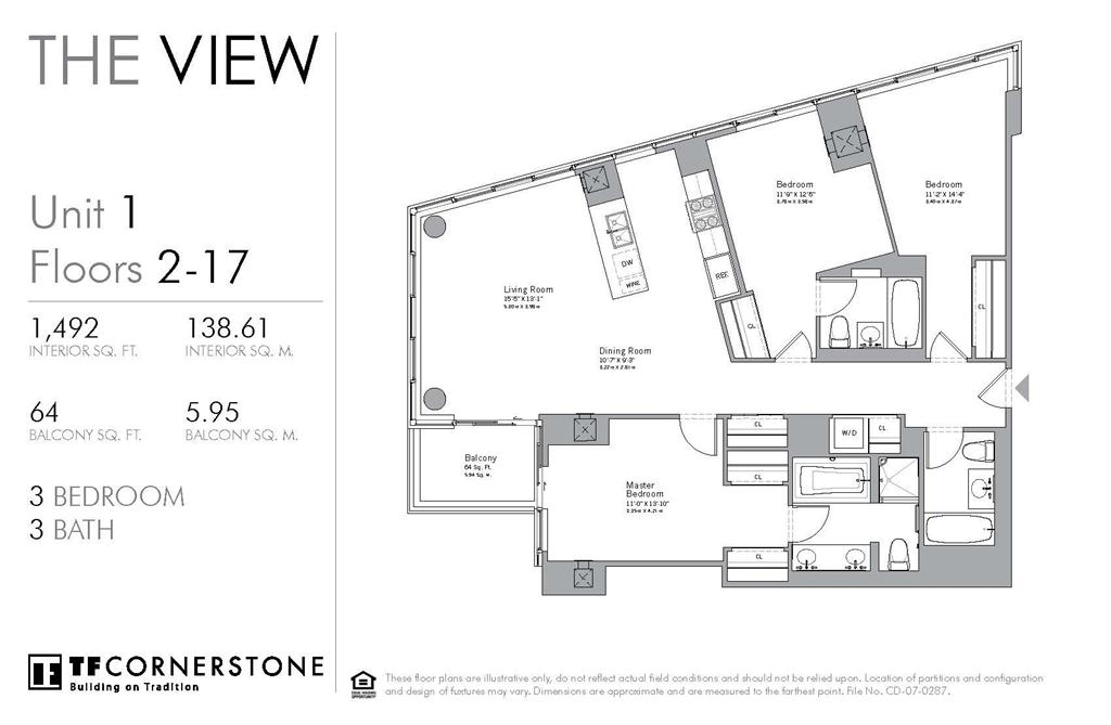 Floorplan for 46-30 Center Boulevard, 1501