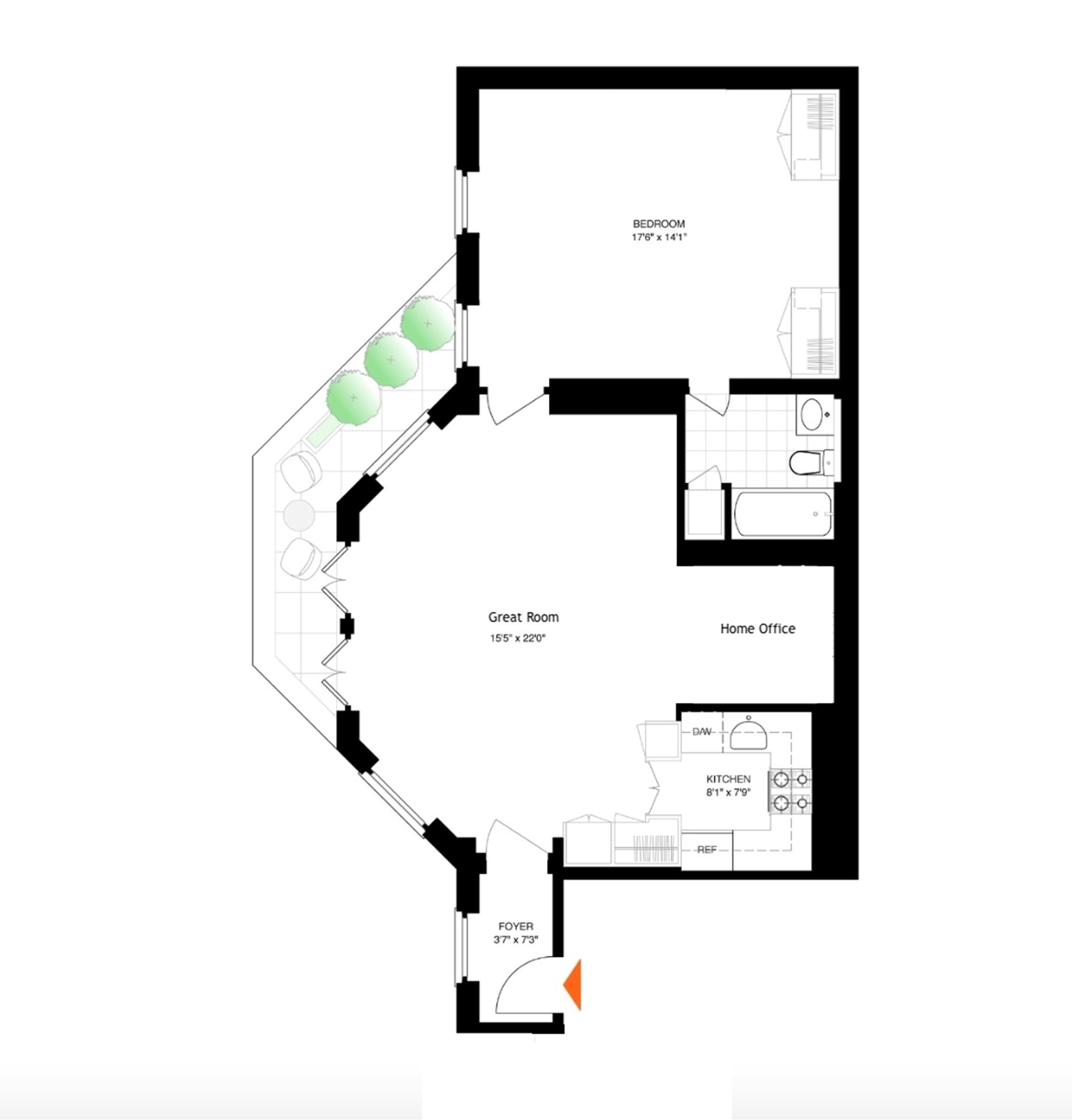 Floorplan for 17 East 80th Street, 6