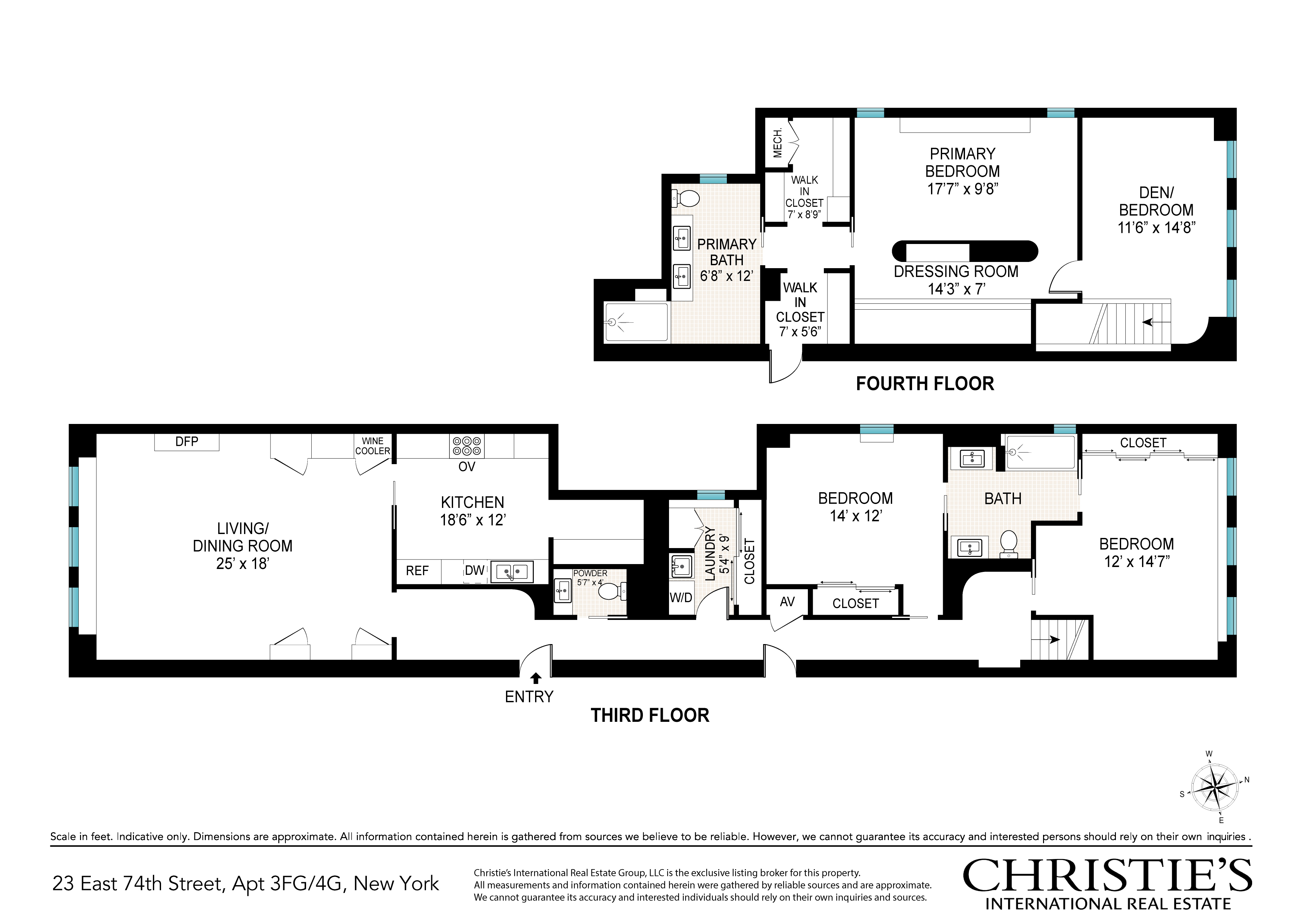 Floorplan for 23 East 74th Street, 3FG4G