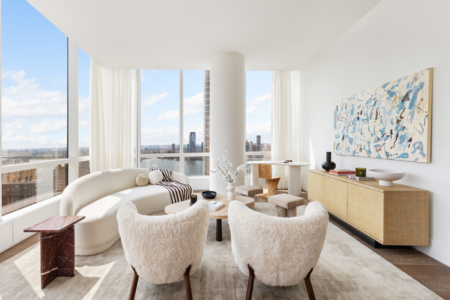 77 Greenwich Street 36A, Financial District, Downtown, NYC - 4 Bedrooms  
3.5 Bathrooms  
6 Rooms - 