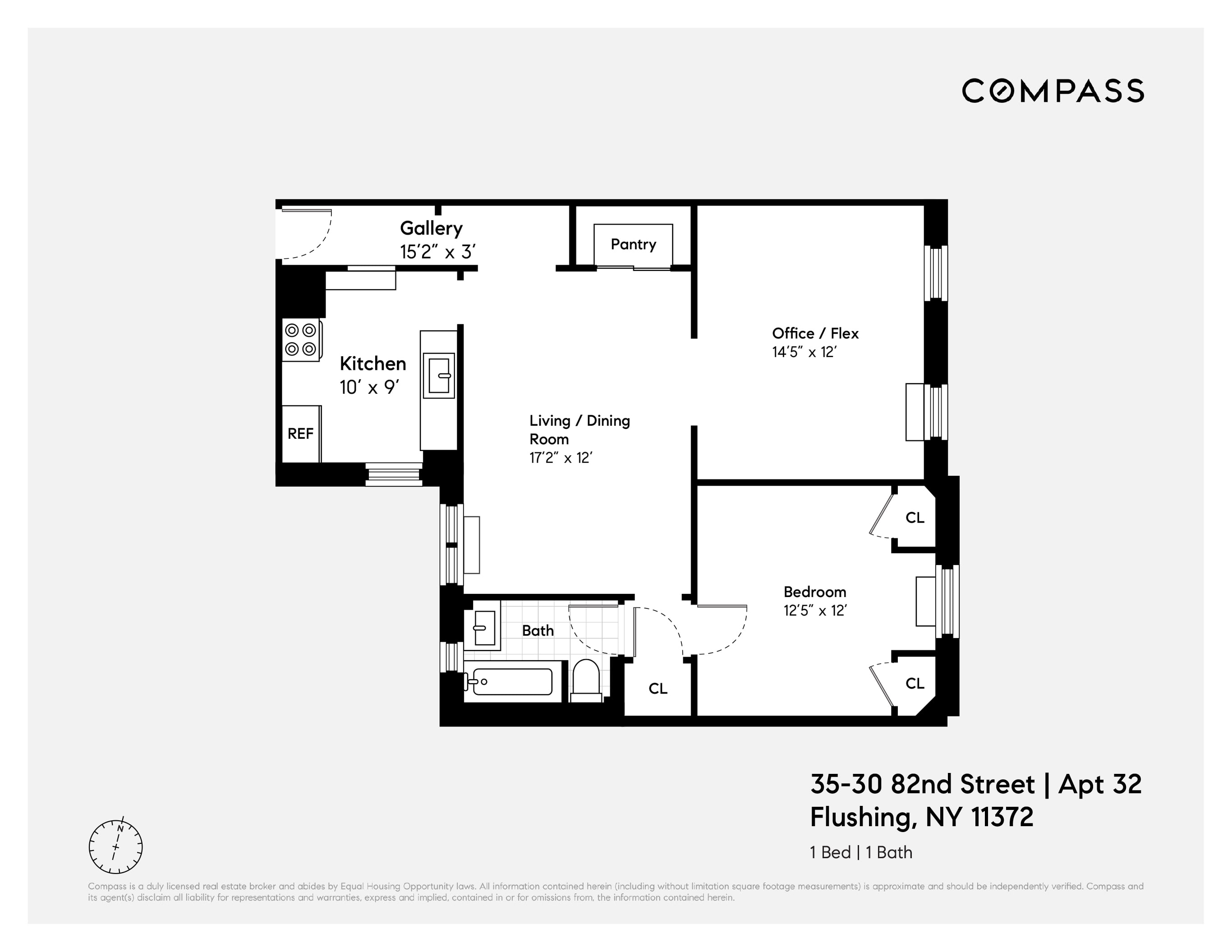 Floorplan for 35-30 82nd Street, 32