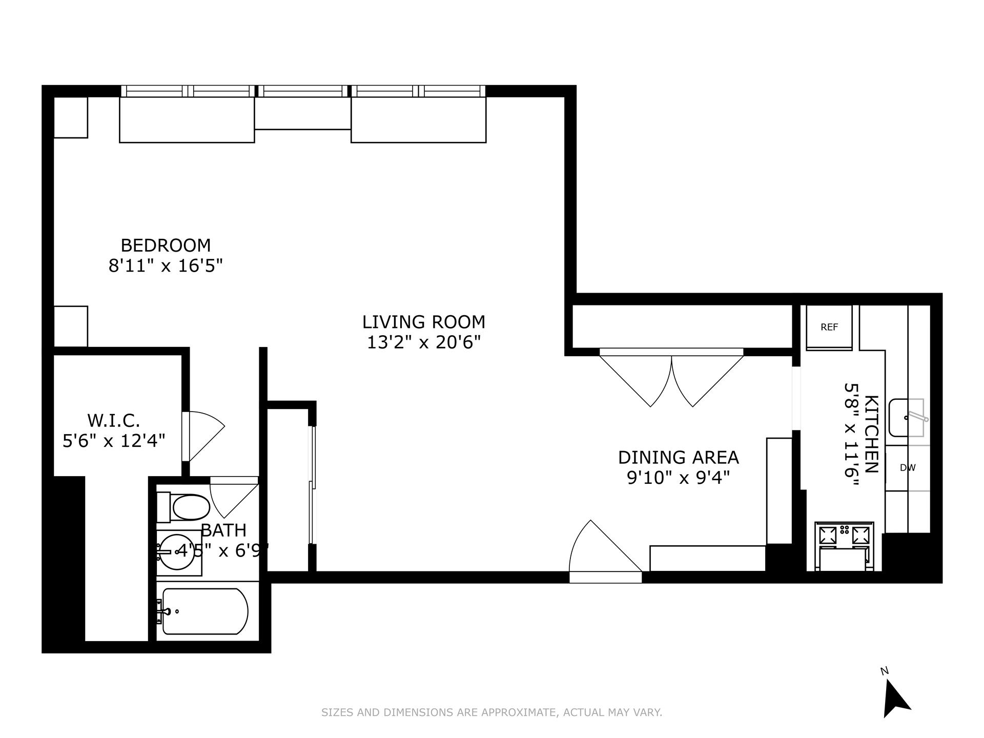 Floorplan for 360 East 72nd Street, B203