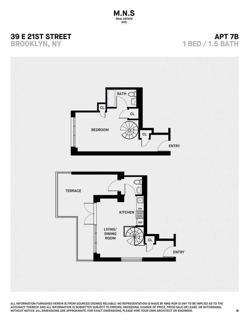 Floorplan for 39 East 21st Street, 7-B