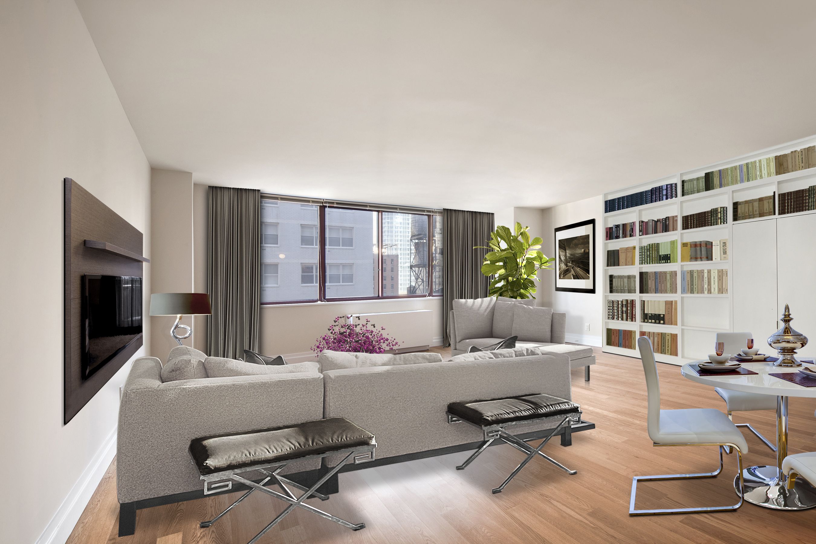 260 West 52nd Street 6-G, Midtown West, Midtown West, NYC - 2 Bedrooms  
2 Bathrooms  
4 Rooms - 