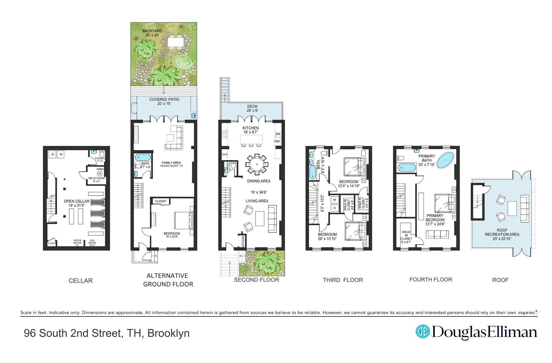 Floorplan for 96 South 2nd Street