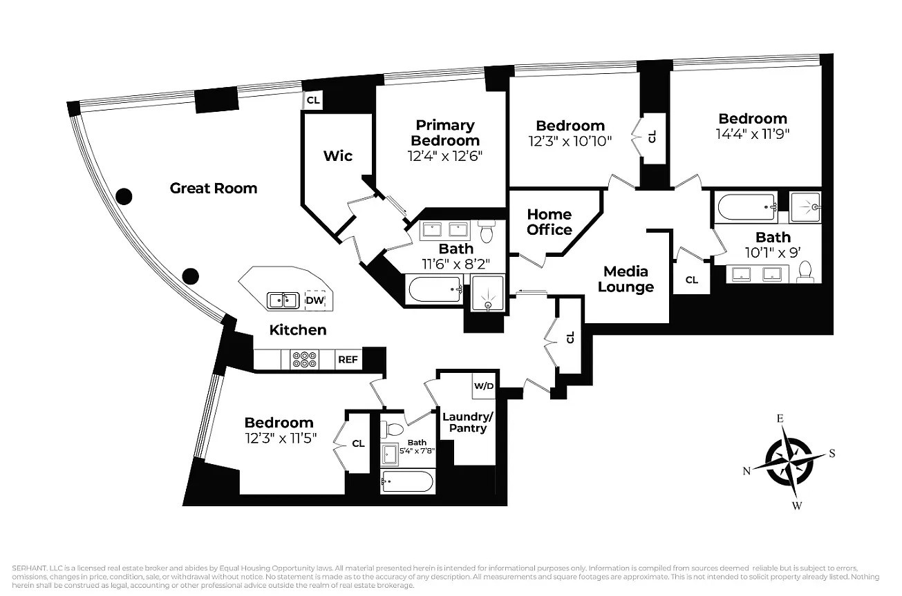 Floorplan for 70 Little West Street, 20B