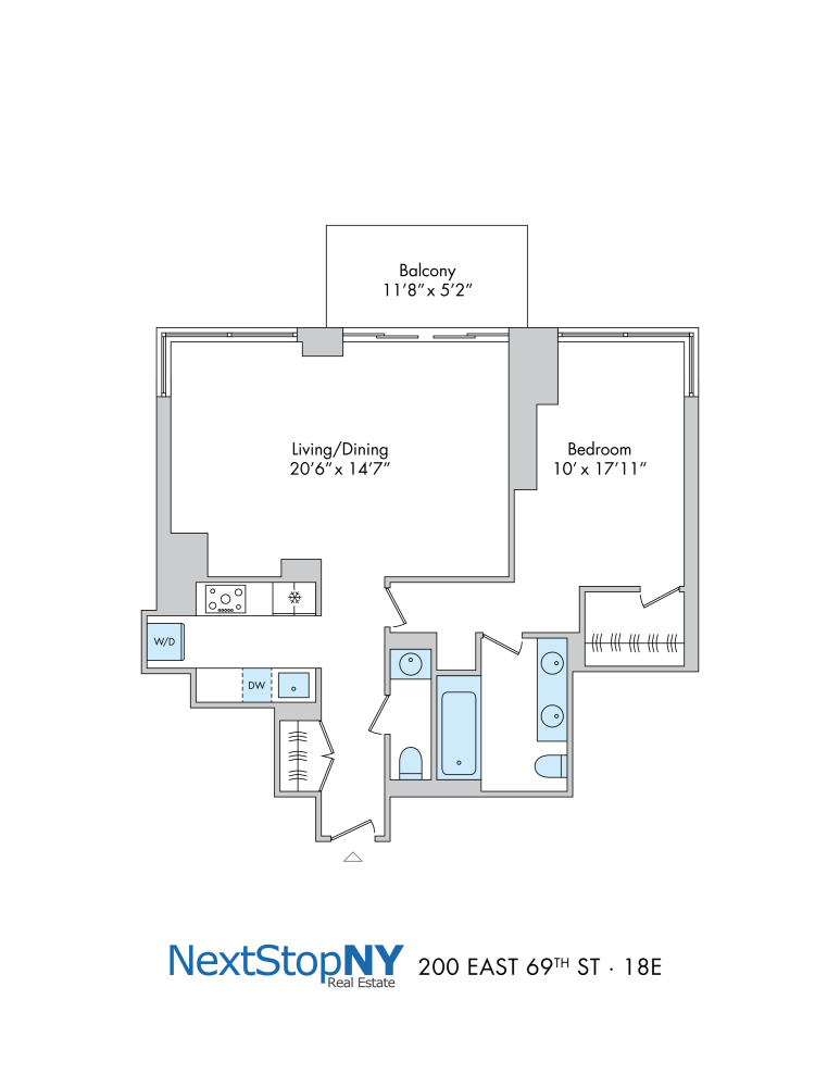 Floorplan for 200 East 69th Street, 18E