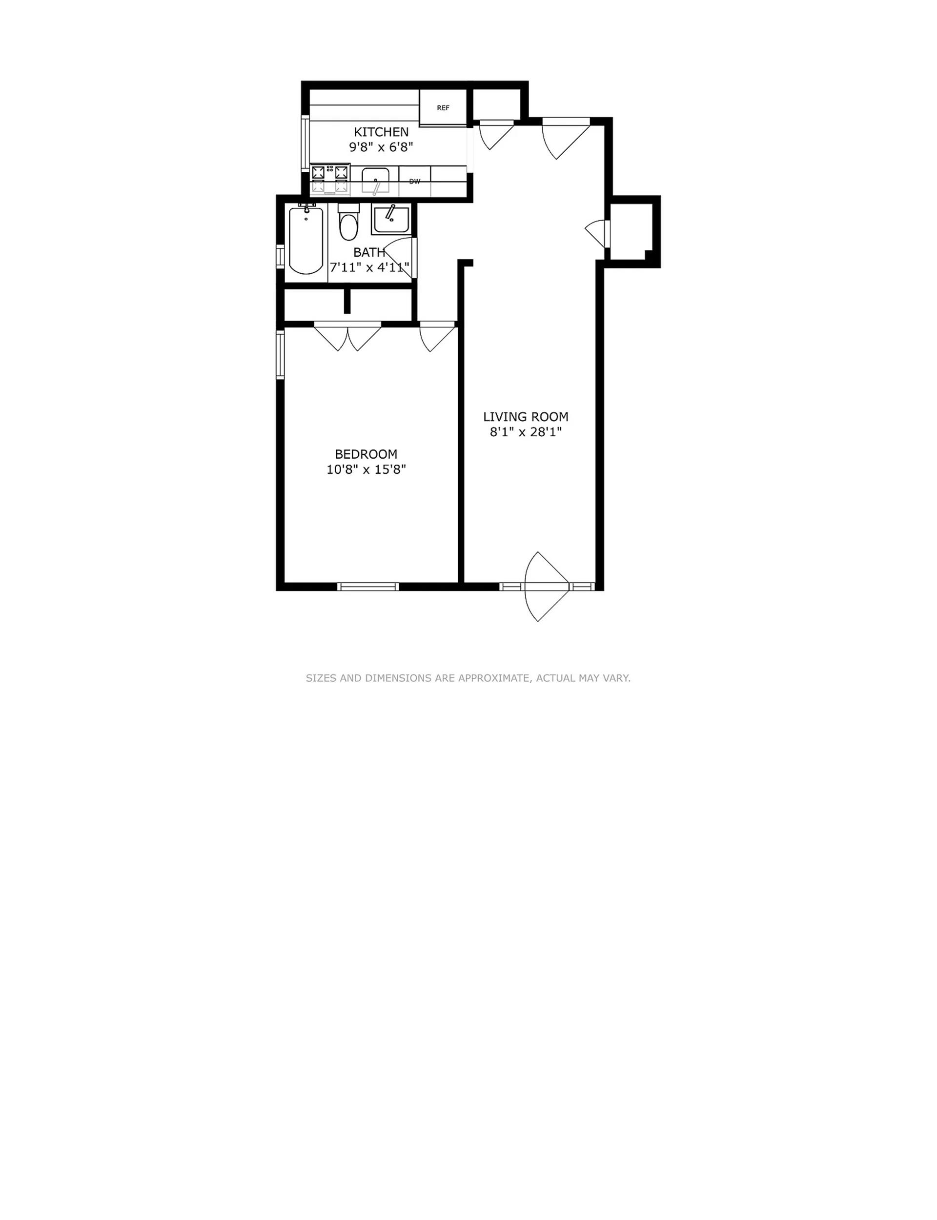 Floorplan for 48-21 40th Street, 1K